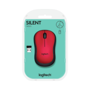 Logitech M220 Silent Kablosuz Mouse Kırmızı - 910-004880