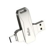 Netac 64GB Type-C + USB 3.0 Flash Bellek - NT03U782C-064G-30PN