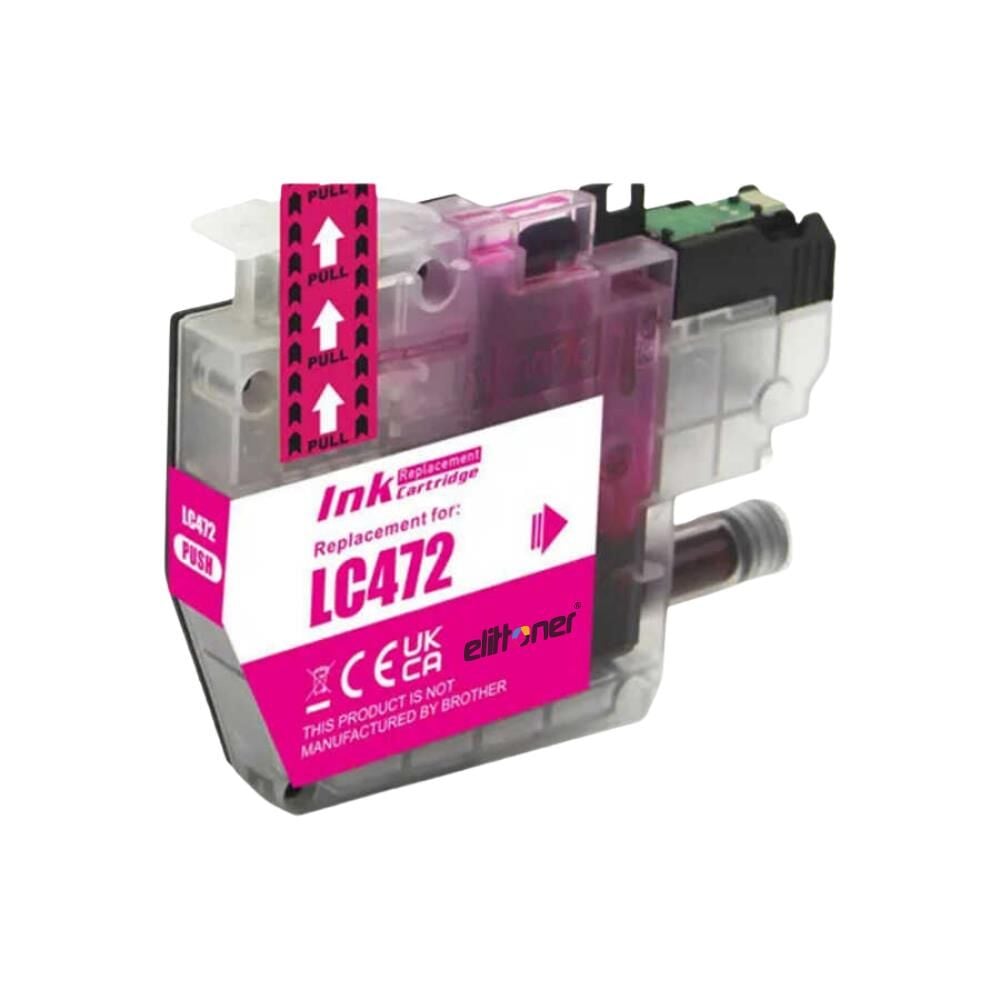 Elittoner Brother LC472XLM Magenta Kırmızı Kartuş MFC-J2340, J3540, J3940 (1.5K)