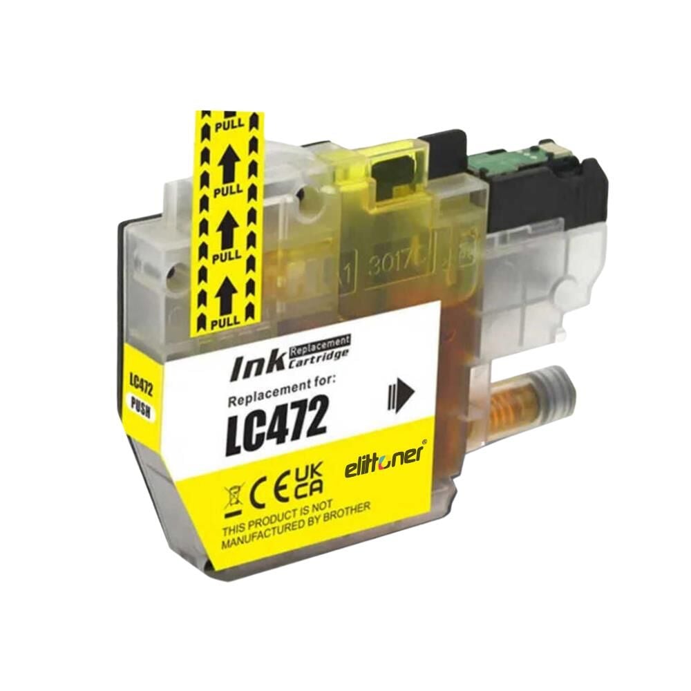 Elittoner Brother LC472XLY Yellow Sarı Kartuş MFC-J2340, J3540, J3940 (1.5K)