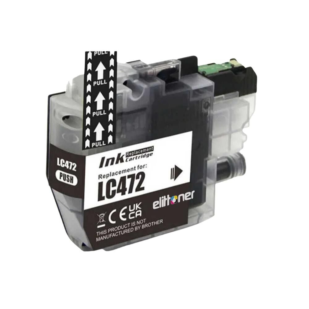 Elittoner Brother LC472XLBK Black Siyah Kartuş MFC-J2340, J3540, J3940 (3K)