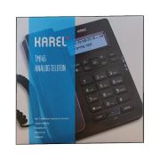 Karel TM145 Ekranlı Masaüstü Analog Telefon, Siyah