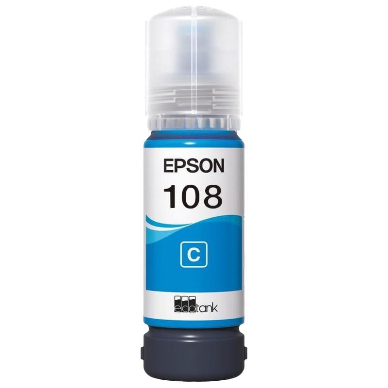Epson 108 Mürekkep Orj. L8050, L18050 Cyan 70ml - C13T09C24A
