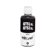 Elittoner HP Mürekkep GT53XL - GT51XL Black 90ml