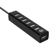 S-Link SW-U217 - 7 Port 2.0 USB Çoklayıcı, Hub, Çevirici, Adaptörlü