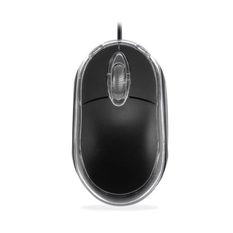 Everest KM-6809 Kablolu Mini Mouse, USB, Işıklı, Siyah