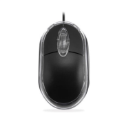 Everest KM-6809 Kablolu Mini Mouse, USB, Işıklı, Siyah