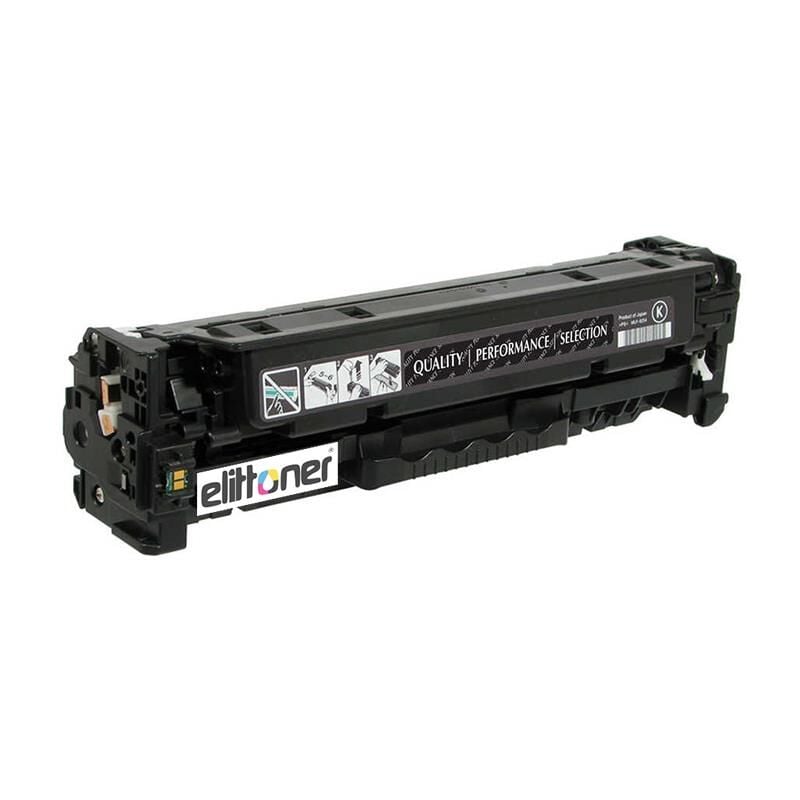 Elittoner Hp CC530A,CE410A,CF380X - Canon CRG-718 Black (3.5K)
