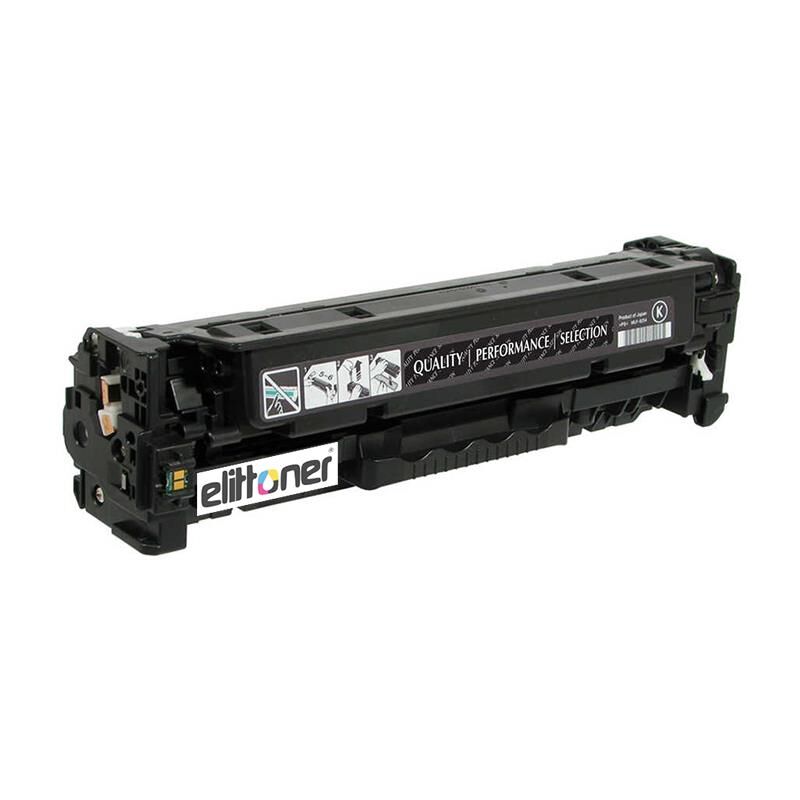 Elittoner Hp CC530A,CE410A,CF380X - Canon CRG-718 Black (3.5K)