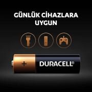 Duracell Alkalin Kalem Pil (AA) 2 Li Kartela