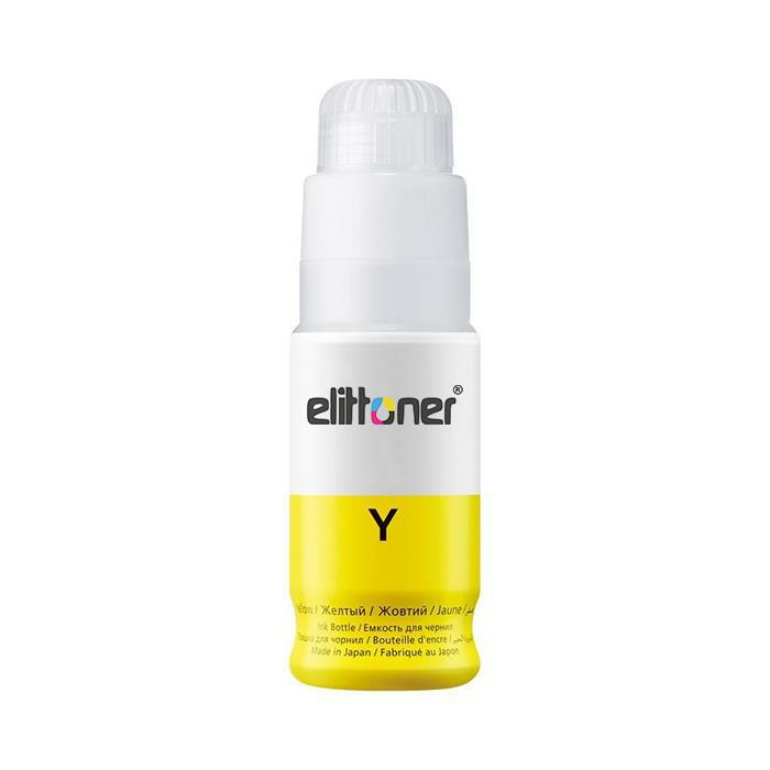 Elittoner Mürekkep GI-490Y - Canon, GI-590Y Yellow 70ml