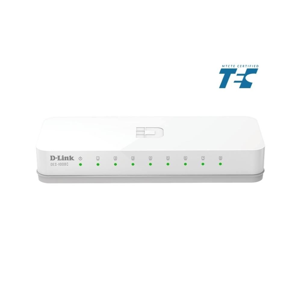D-Link DES-1008C 8 Port 10/100 Mbps Switch