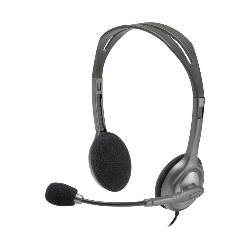 Logitech 981-000271 H110 Stereo Kulaküstü Gri Mikrofonlu Kulaklık