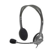 Logitech 981-000271 H110 Stereo Kulaküstü Gri Mikrofonlu Kulaklık