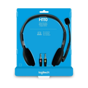 Logitech 981-000271 H110 Stereo Kulaküstü Gri Mikrofonlu Kulaklık
