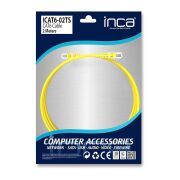 Inca ICAT6-02TS Cat6 Patch Kablo 2 Metre Sarı