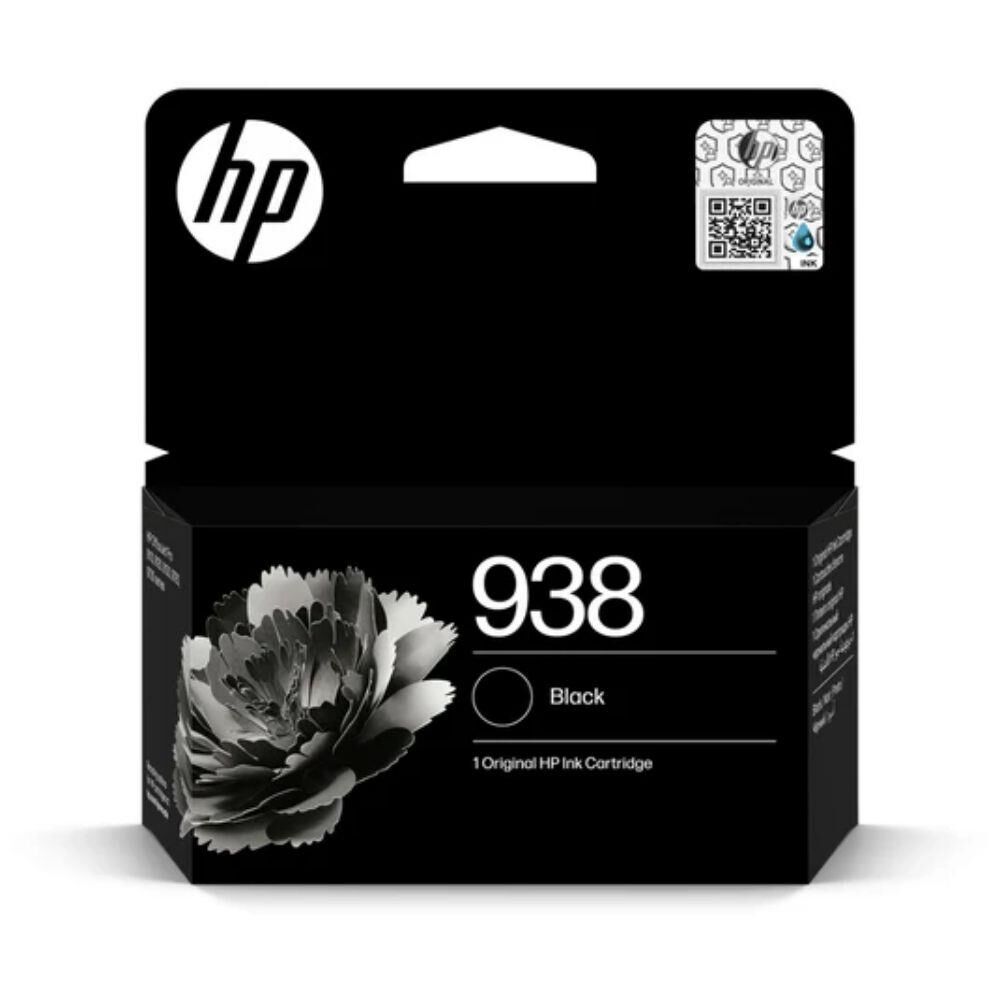 HP 938 Black Siyah Kartuş 4S6X8PE, Pro 9720, 9730, 9110b, 9120b, 9130b