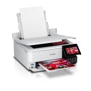 Epson L8160 A4 Renkli Mürekkep Tanklı Foto Yazıcı, Tarayıcı, Fotokopi, Wi-Fi, Beyaz (6 Renk)