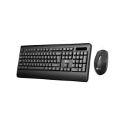 Lenovo Lecoo KW202 Kablosuz Klavye & Mouse Set Q Siyah
