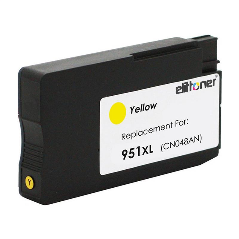 Elittoner HP 951XL Yellow Sarı Yüksek Kapasite Kartuş, OJ8100, OJ8600, CN048AE