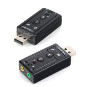 Dark USB Ses Kartı 7.1 Stereo Ses Efektli (Win/Mac Destekli) - DK-AC-USC71
