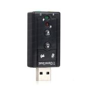 Dark USB Ses Kartı 7.1 Stereo Ses Efektli (Win/Mac Destekli) - DK-AC-USC71