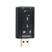 Dark USB Ses Kartı 7.1 Stereo Ses Efektli (Win/Mac Destekli) - DK-AC-USC71