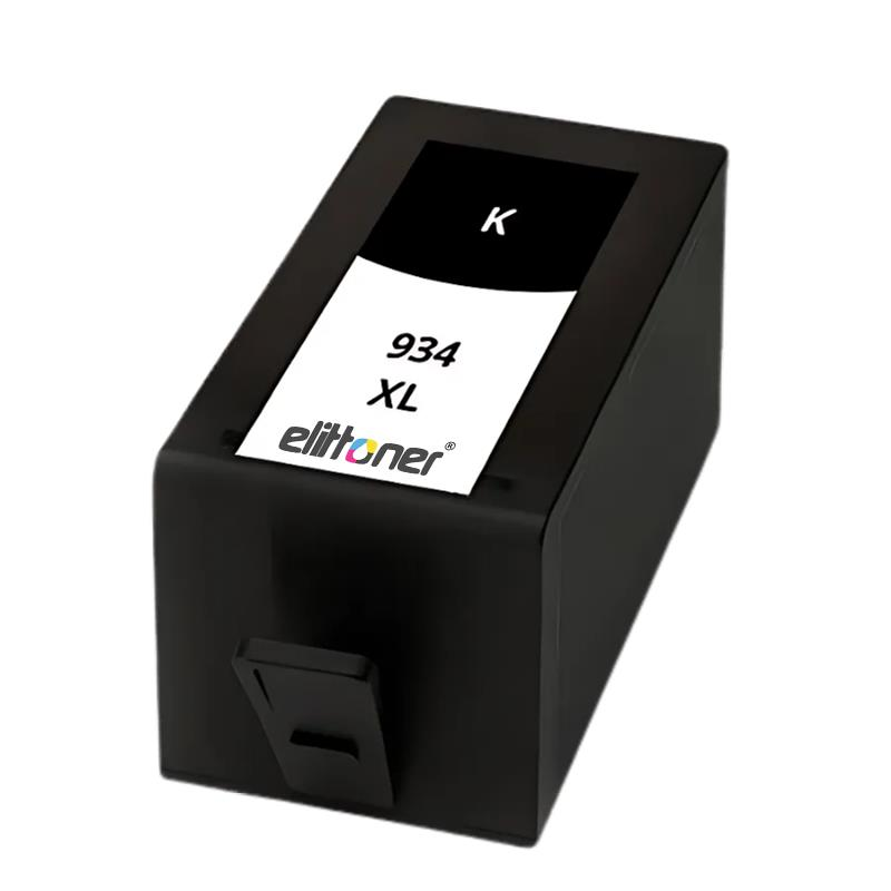 Elittoner HP 934XL Black Siyah Yüksek Kapasite Kartuş 6230, C2P23AE