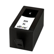 Elittoner HP 934XL Black Siyah Yüksek Kapasite Kartuş 6230, C2P23AE