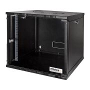 Elitstore 9U Soho Rack Kabin 19 inc W 530mm D 400mm Siyah