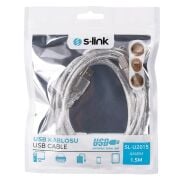 S-Link USB Yazıcı Kablosu 1.5 Metre - SL-U2015