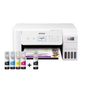 Epson L3266 Renkli Mürekkep Tanklı Yazıcı, Tarayıcı, Fotokopi, Wi-Fi, Beyaz