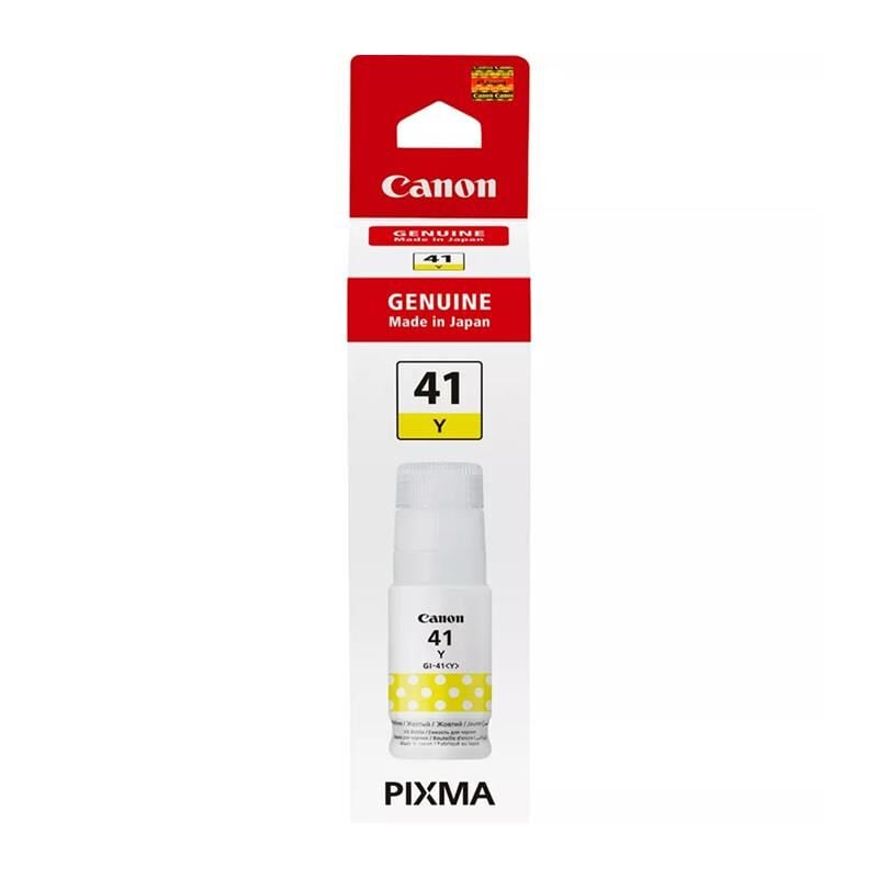 Canon GI-41Y Mürekkep Orj. Sarı (70ml) G1420, G1430, G1460, G2420, G2430, G2460, G2470, G2570, G2730, G2770, G3420, G3430, G3460, G3470, G3471, G3480, G4470