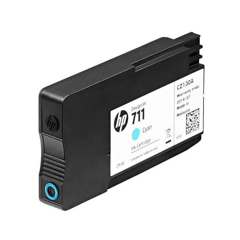 HP Plotter Mürekkep Kartuş Orj. 711 Cyan, (29ml) CZ130A, T100, T500