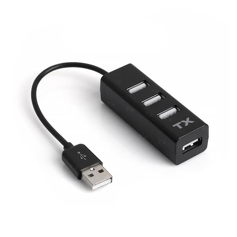 TX ACUSB24 4Port Usb Çoklayıcı 2.0 Hub Siyah 480Mbps