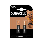 Duracell Alkalin İnce Kalem Pil (AAA) 2 Li Kartela