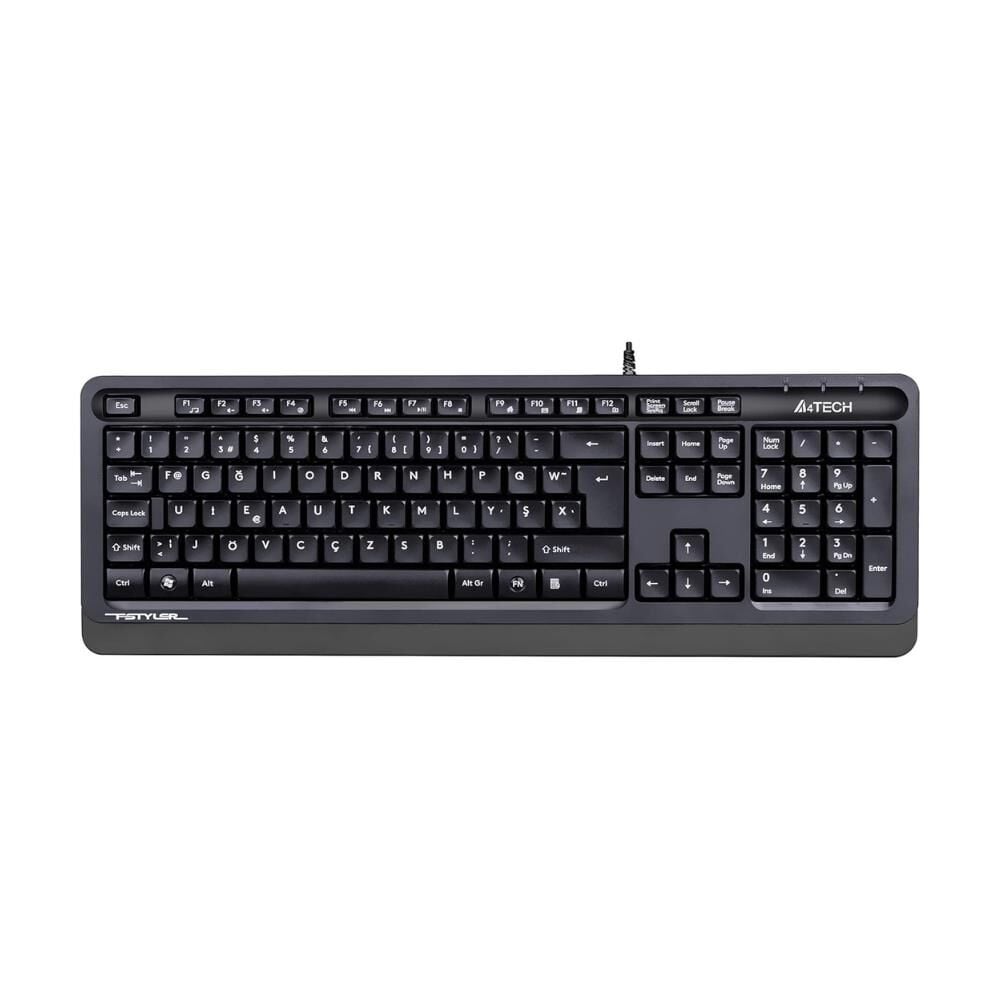 A4 Tech Fk10 F Usb Fsytyler Gri Tr Fn-Multimedya Klavye