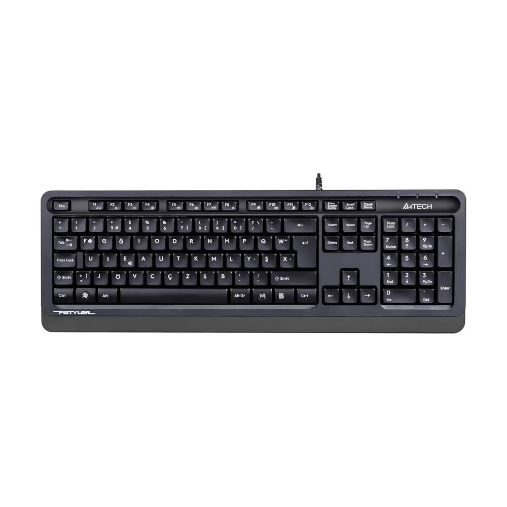 A4 Tech Fk10 F Usb Fsytyler Gri Tr Fn-Multimedya Klavye