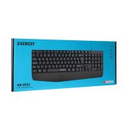 Everest KB-951U Klavye, Bilek Destekli, USB Q Tr.