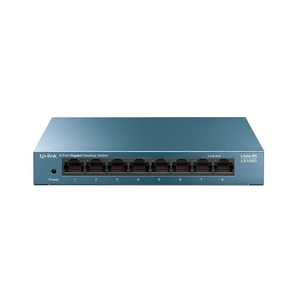Tp-Link LS108G 8 Port Gigabit 10/100/1000 Mbps Switch Metal Kasa