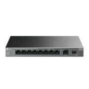 Tp-Link LS1210GP 8 Port Poe+ 10/100/1000 Mbps + 1 Port SFP Switch Metal Kasa