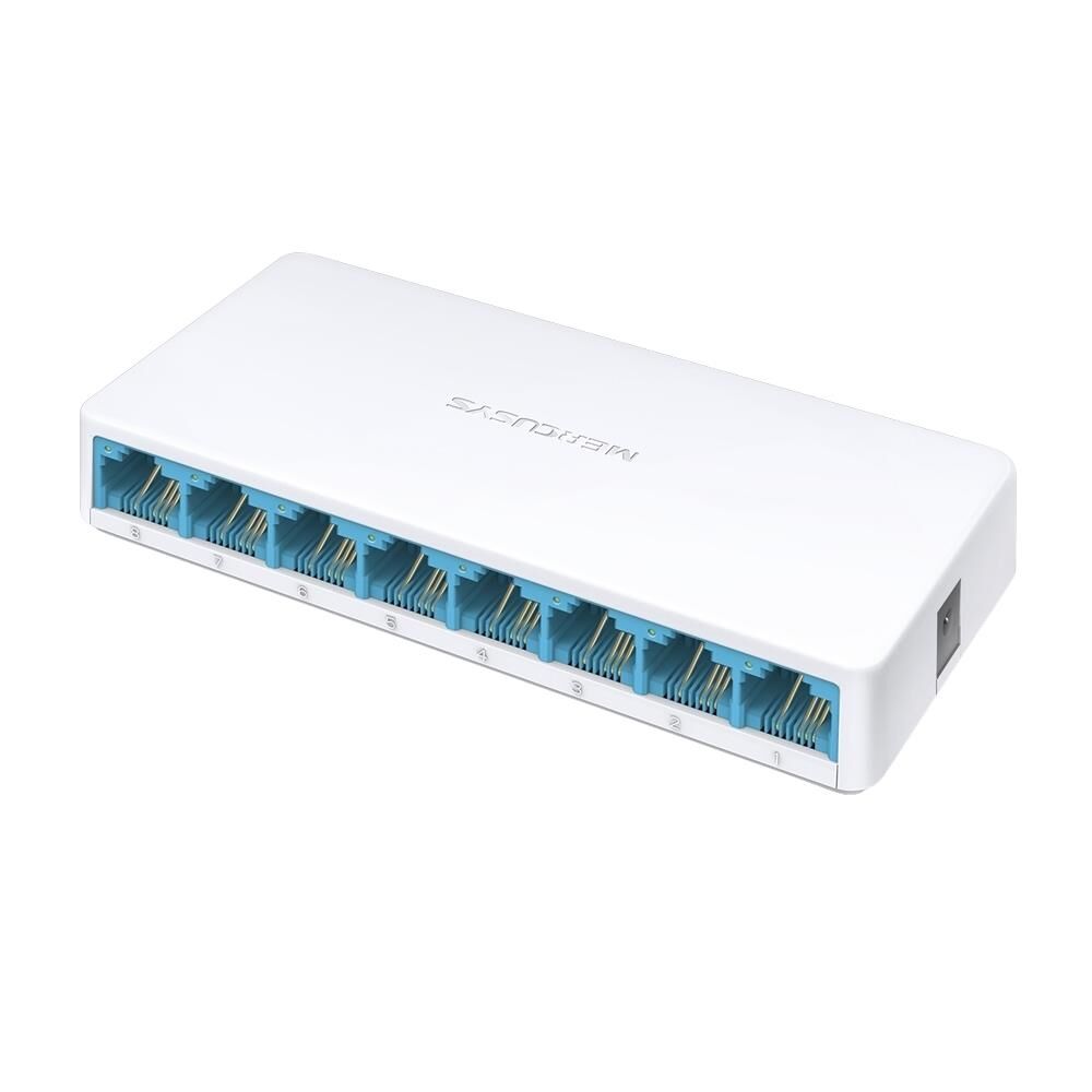 Mercusys MS108 8 Port 10/100 Mbps Switch Plastik Kasa