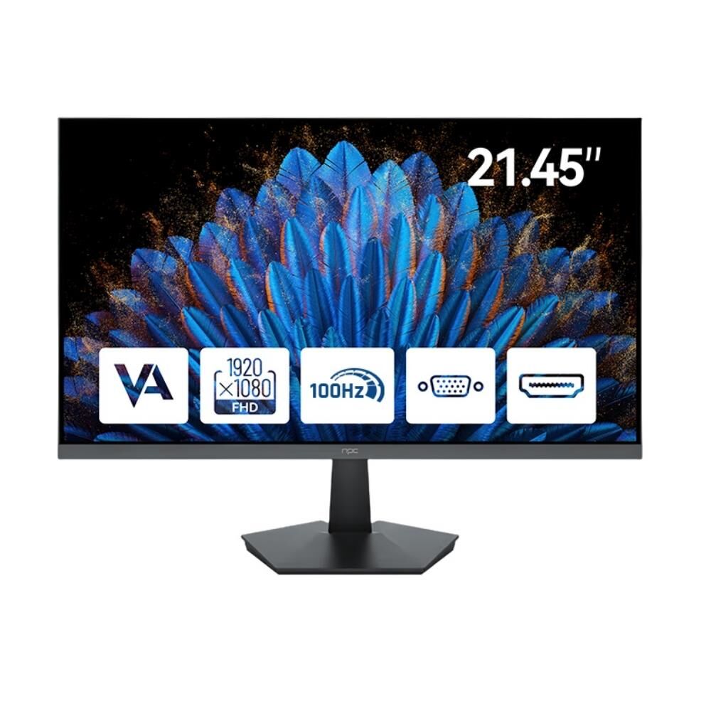 NPC 21.5'' MF2208-A LED 100Hz Monitör 5ms1920x1080, 100Hz, HDMI, VGA