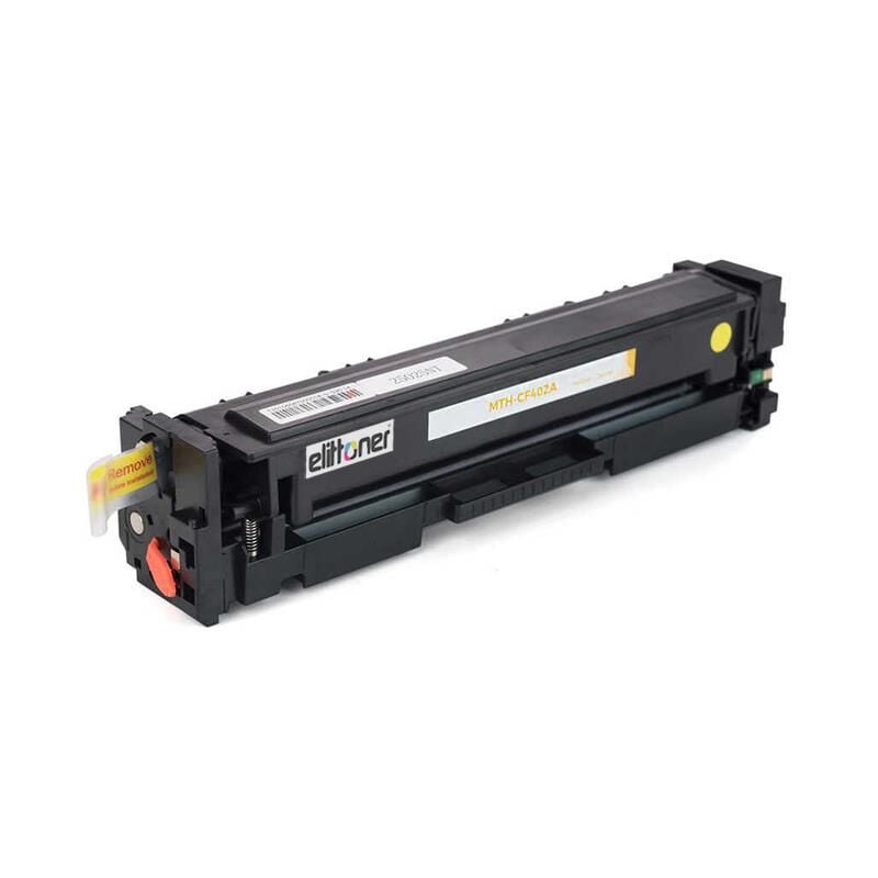 Elittoner Hp CF402A, CF542A (201A, 203A) - Canon CRG-045Y, CRG-054Y, CRG-067Y Sarı (1.4K)