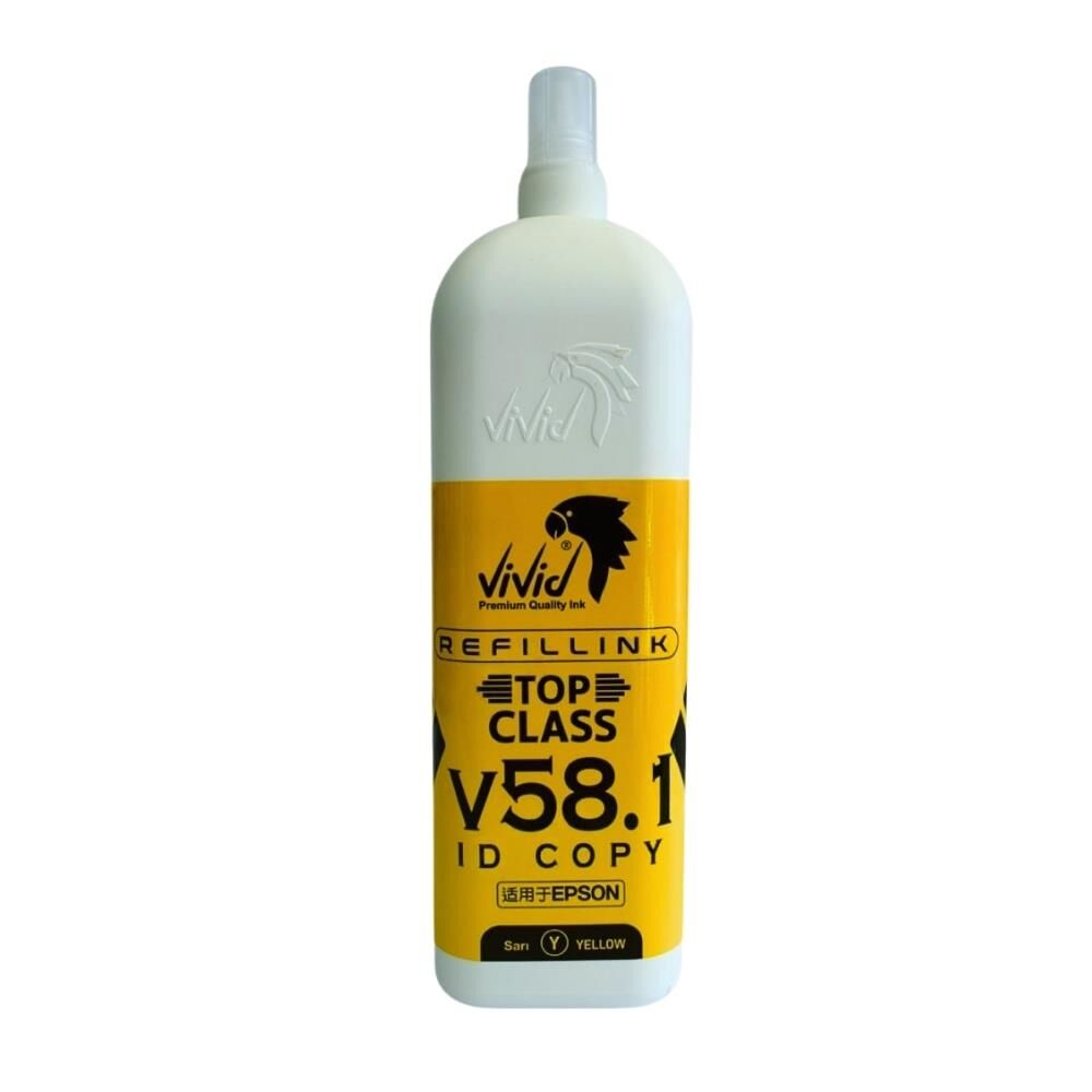 Vivid Dye Mürekkep Sarı Epson Uyumlu 1 Litre Top class V58.1