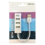 TX ACUSB24 4Port Usb Çoklayıcı 2.0 Hub Beyaz 480Mbps