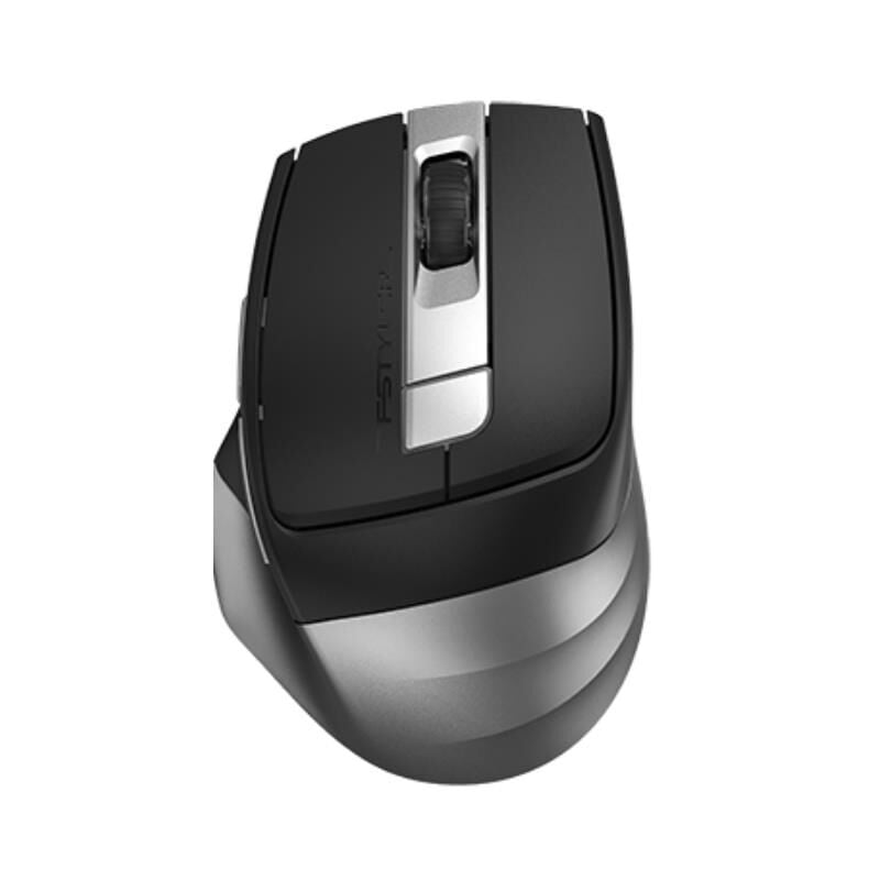 A4 Tech FB35C Kablosuz Mouse, Gri, Şarjlı, Bluetooth+2.4G Nano, 2400Dpi