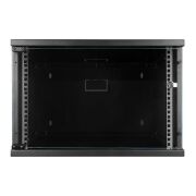 Elitstore 7U Soho Rack Kabin 19 inc W 530mm D 400mm Siyah