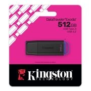 Kingston 512GB Exodia USB 3.2 Flash Bellek, DTXG2/512GB