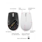 Lenovo Kablosuz Mouse 300 Wireless Beyaz - GY51L15677